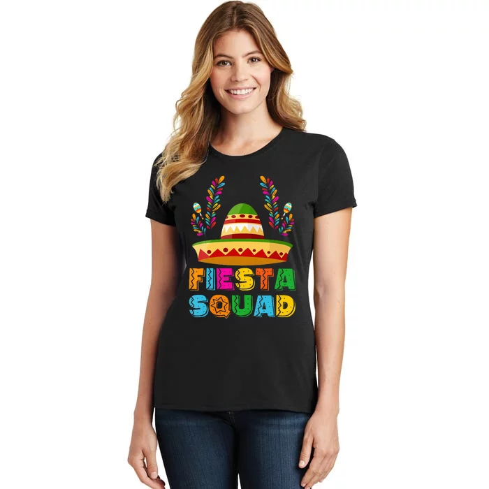 Cinco De Mayo Fiesta Squad Family Matching Group Women's T-Shirt