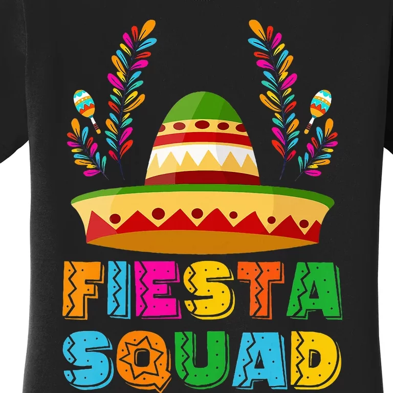 Cinco De Mayo Fiesta Squad Family Matching Group Women's T-Shirt