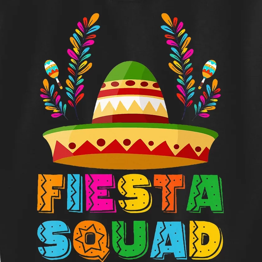 Cinco De Mayo Fiesta Squad Family Matching Group Kids Sweatshirt