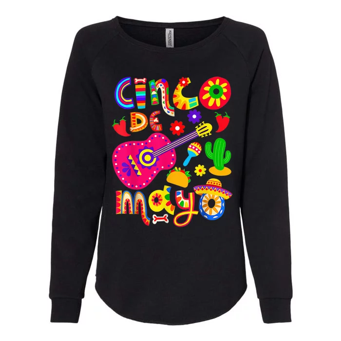 Cinco De Mayo Shirt Mexican Fiesta 5 De Mayo Wo  girl Womens California Wash Sweatshirt