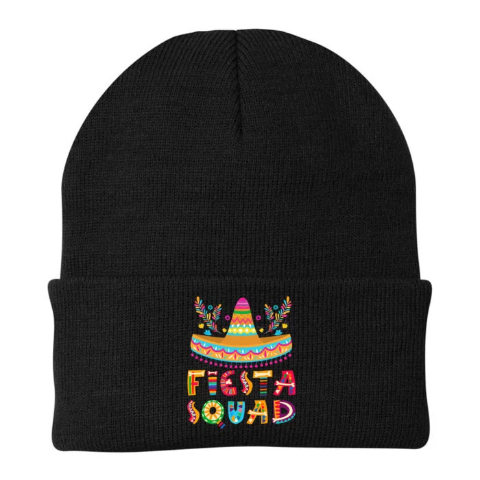 Cinco De Mayo Fiesta Squad Mexican Party Knit Cap Winter Beanie