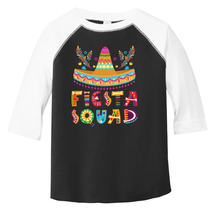 Cinco De Mayo Fiesta Squad Mexican Party Toddler Fine Jersey T-Shirt