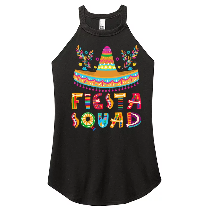 Cinco De Mayo Fiesta Squad Mexican Party Women’s Perfect Tri Rocker Tank