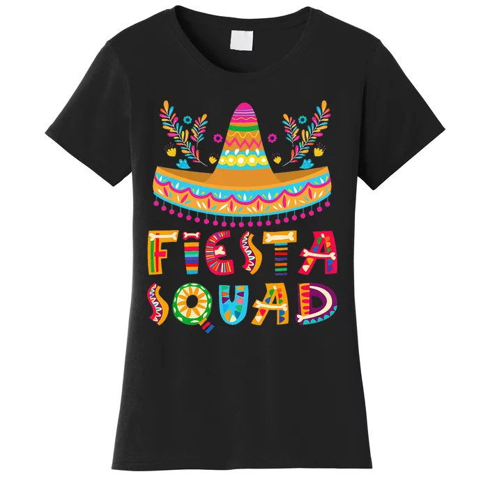 Cinco De Mayo Fiesta Squad Mexican Party Women's T-Shirt