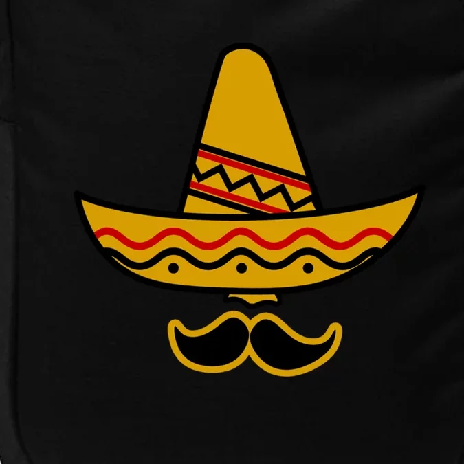 Cinco De Mayo Mustache Sombrero Funny Impact Tech Backpack