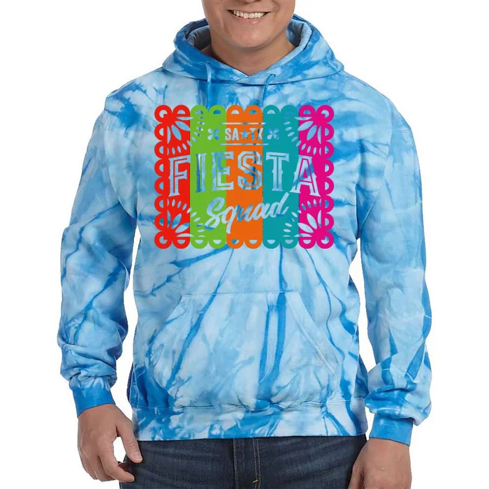 Cinco De Mayo 2024 Fiesta Squad Fiesta San Antonio Texas Tie Dye Hoodie