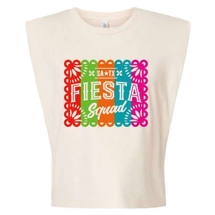 Cinco De Mayo 2024 Fiesta Squad Fiesta San Antonio Texas Garment-Dyed Women's Muscle Tee