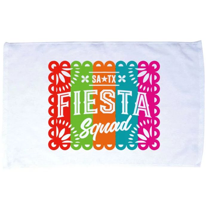 Cinco De Mayo 2024 Fiesta Squad Fiesta San Antonio Texas Microfiber Hand Towel