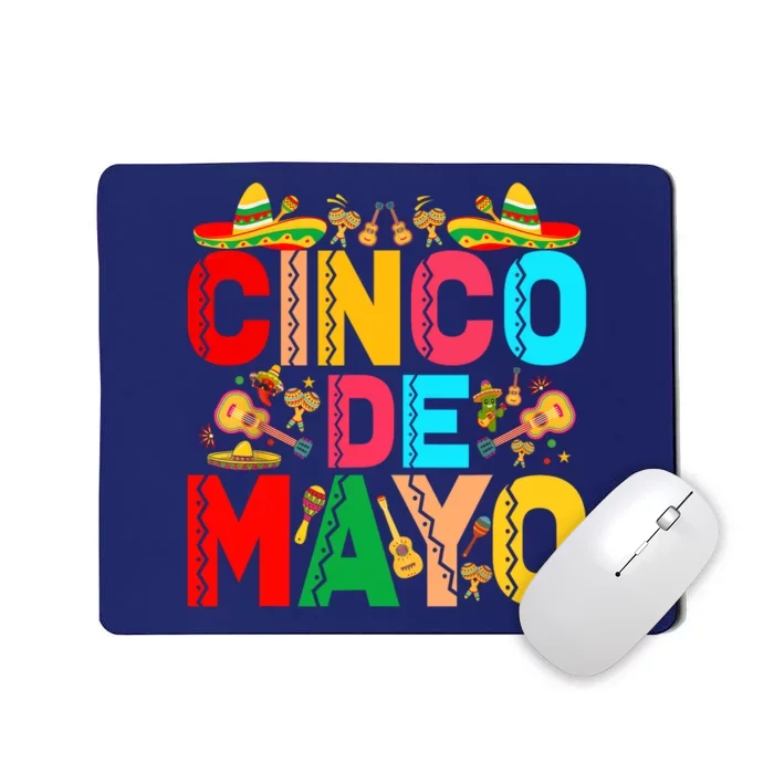 Cinco De Mayo Lets Fiesta Squad 5 De Mayo Mexican Party Mousepad