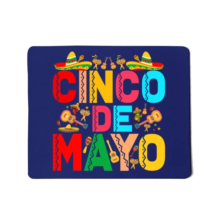 Cinco De Mayo Lets Fiesta Squad 5 De Mayo Mexican Party Mousepad