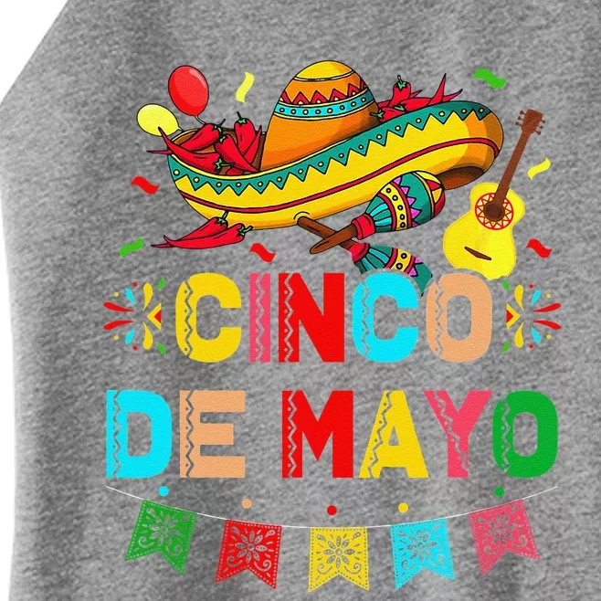 Cinco De Mayo Mexican Fiesta 5 De Mayo For Women Women’s Perfect Tri Rocker Tank