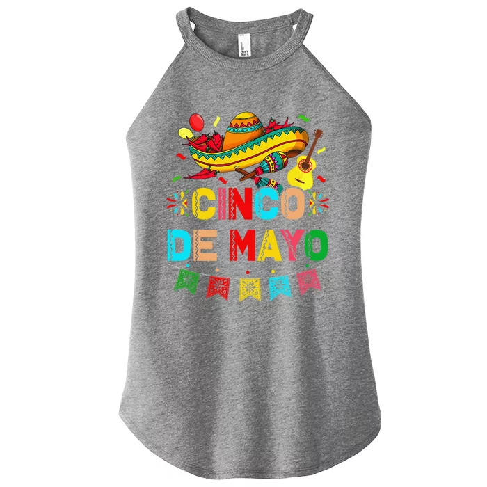 Cinco De Mayo Mexican Fiesta 5 De Mayo For Women Women’s Perfect Tri Rocker Tank