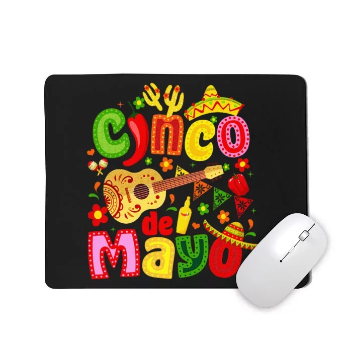 Cinco De Mayo Mexican Fiesta 5 De Mayo Mousepad