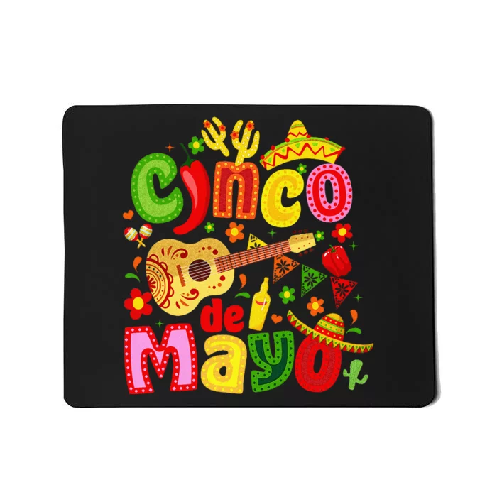 Cinco De Mayo Mexican Fiesta 5 De Mayo Mousepad