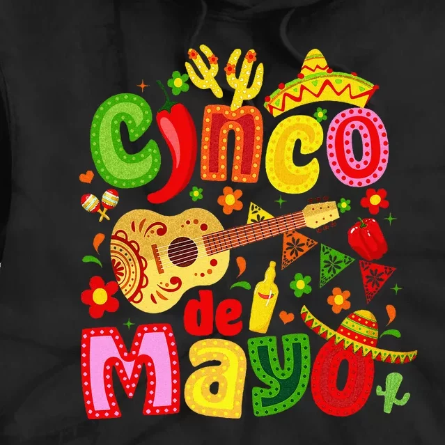 Cinco De Mayo Mexican Fiesta 5 De Mayo Tie Dye Hoodie