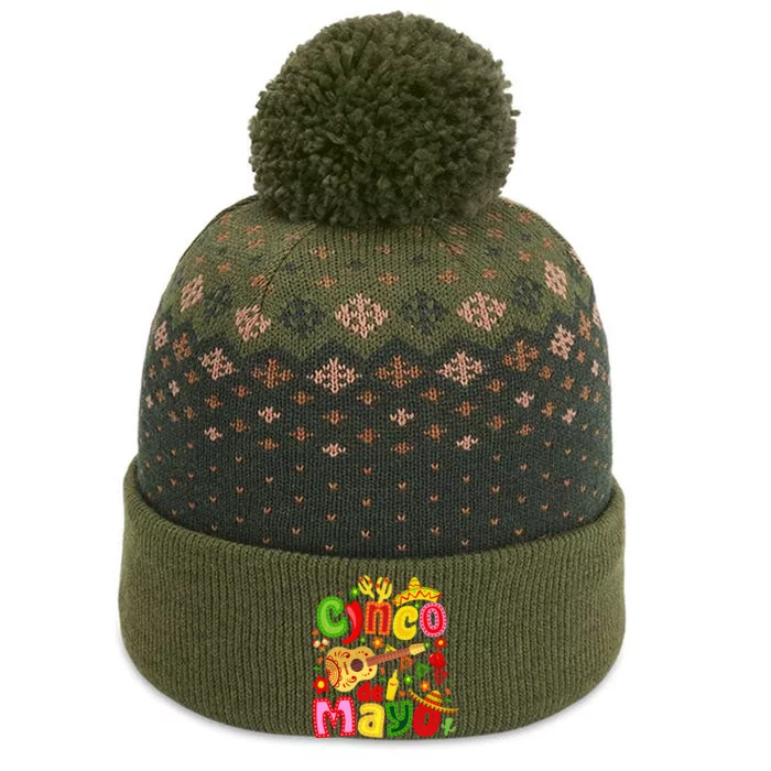 Cinco De Mayo Mexican Fiesta 5 De Mayo The Baniff Cuffed Pom Beanie