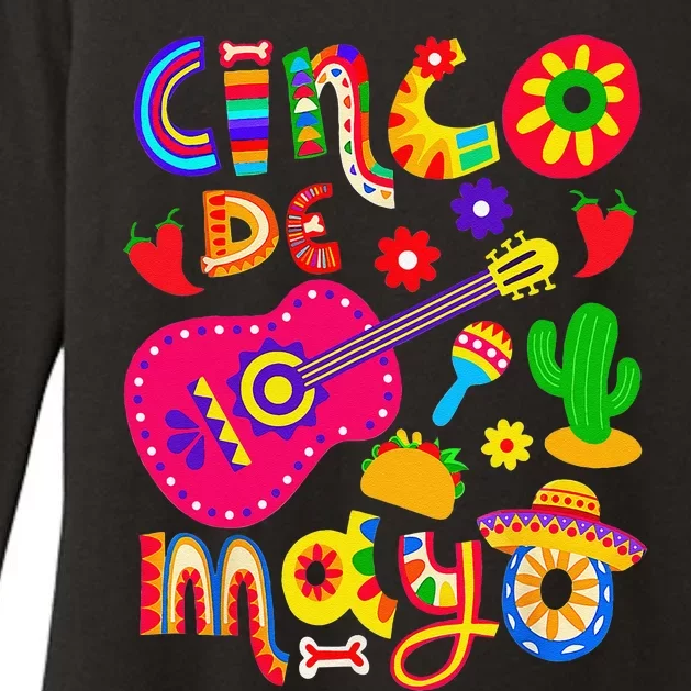 Cinco De Mayo Mexican Fiesta 5 De Mayo Funny Womens CVC Long Sleeve Shirt