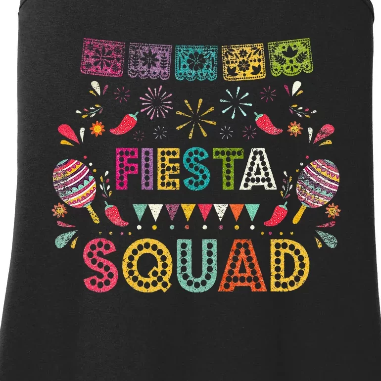 Cinco De Mayo Fiesta Squad Mexican Party Cinco De Mayo Party Ladies Essential Tank