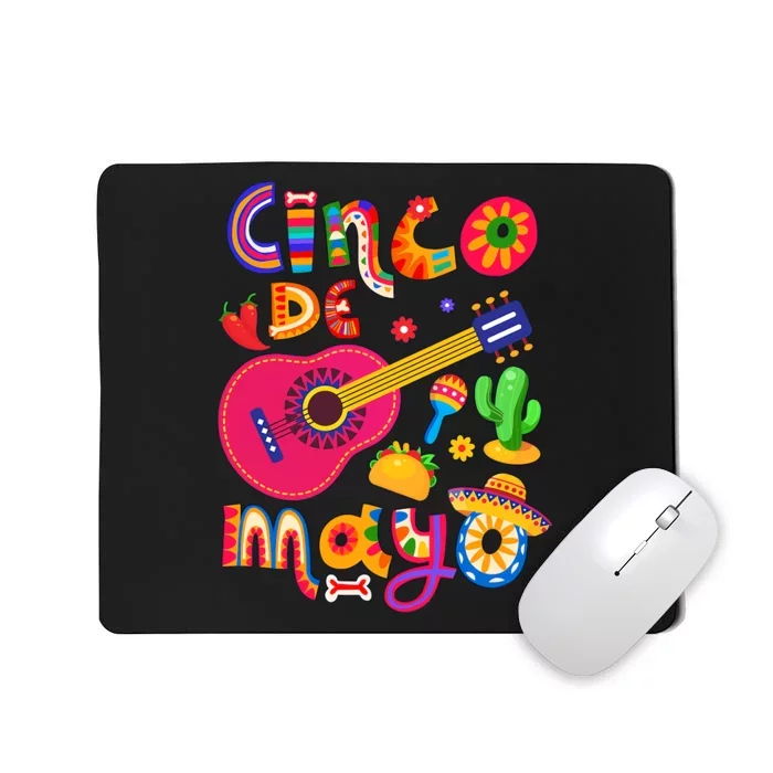 Cinco De Mayo Mexican Fiesta Party 5 De Mayo Mexican Festival Mousepad