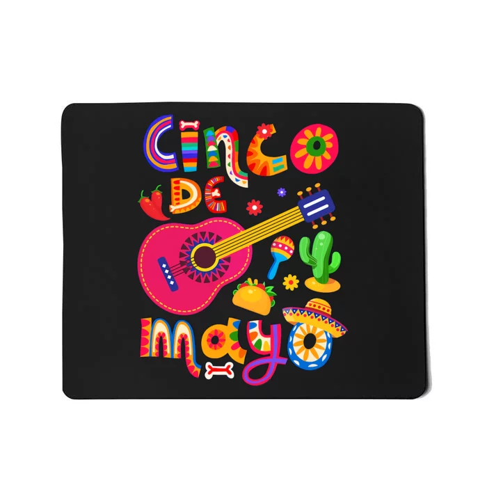 Cinco De Mayo Mexican Fiesta Party 5 De Mayo Mexican Festival Mousepad