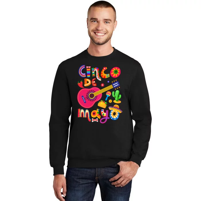 Cinco De Mayo Mexican Fiesta Party 5 De Mayo Mexican Festival Tall Sweatshirt