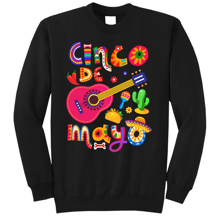 Cinco De Mayo Mexican Fiesta Party 5 De Mayo Mexican Festival Tall Sweatshirt