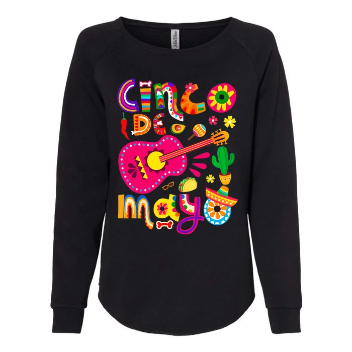 Cinco De Mayo Mexican Fiesta 5 De Mayo Womens California Wash Sweatshirt