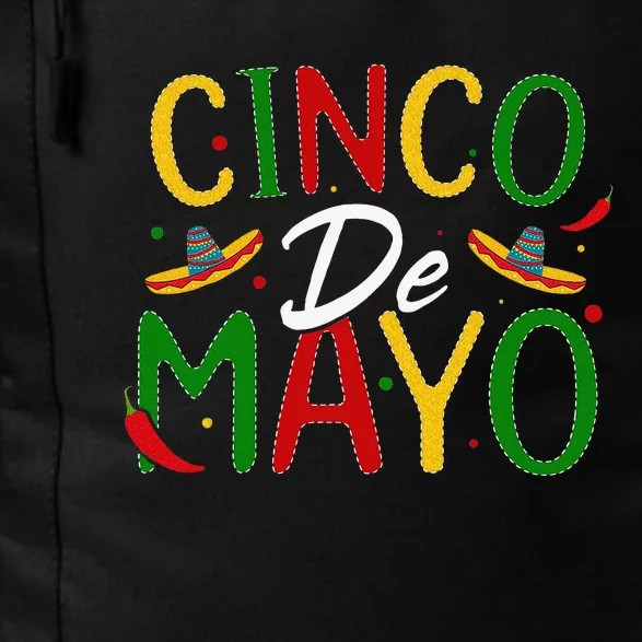 Cinco De Mayo Mexican Let's Fiesta 5 De Mayo Daily Commute Backpack