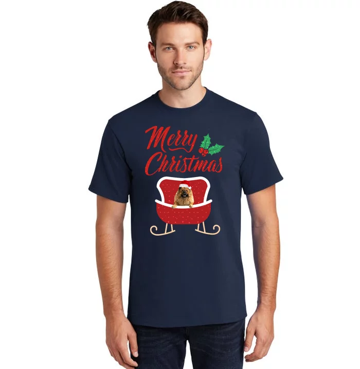 ChowChow Dog Merry Christmas Design For The Holiday Season! Tall T-Shirt