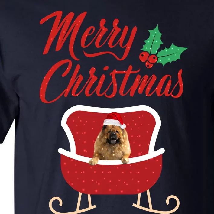 ChowChow Dog Merry Christmas Design For The Holiday Season! Tall T-Shirt