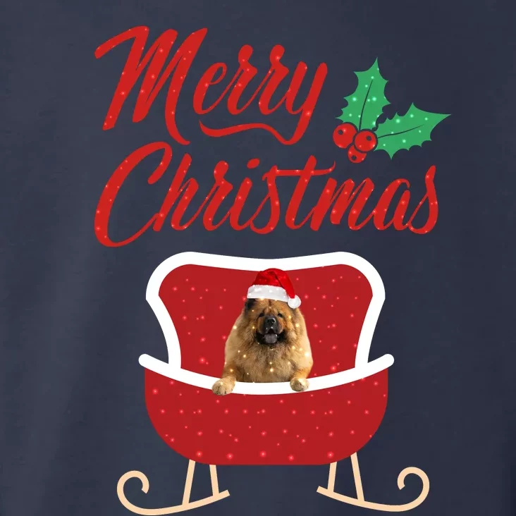 ChowChow Dog Merry Christmas Design For The Holiday Season! Toddler Hoodie