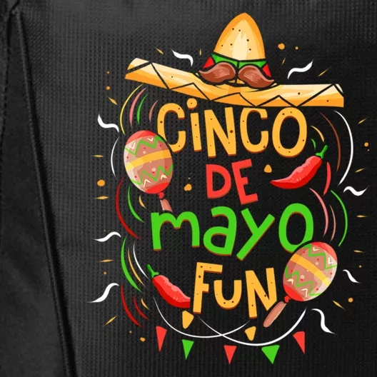 Cinco De Mayo Fun Celebration City Backpack