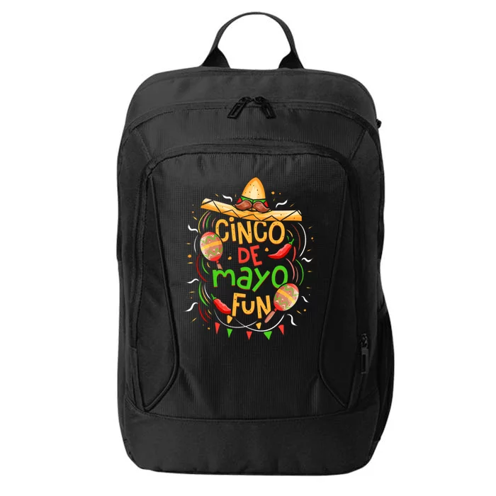 Cinco De Mayo Fun Celebration City Backpack