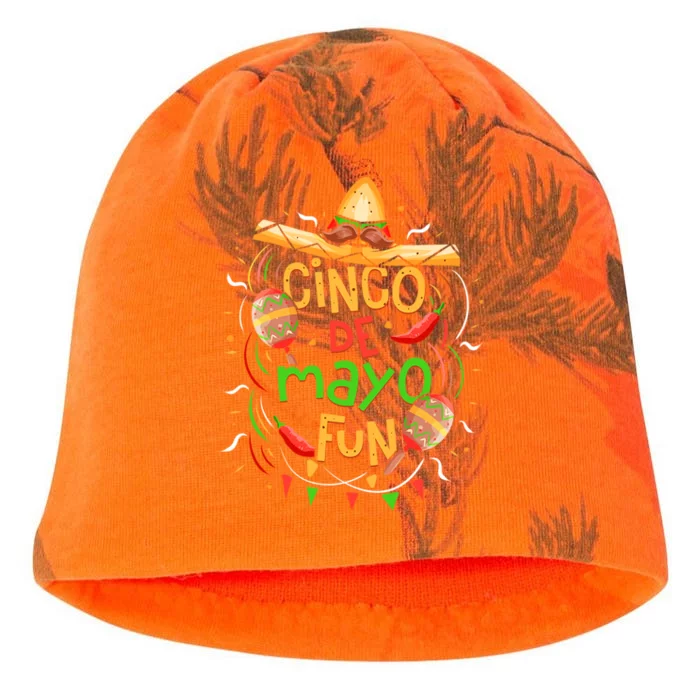 Cinco De Mayo Fun Celebration Kati - Camo Knit Beanie