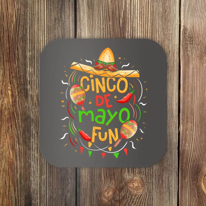 Cinco De Mayo Fun Celebration Coaster