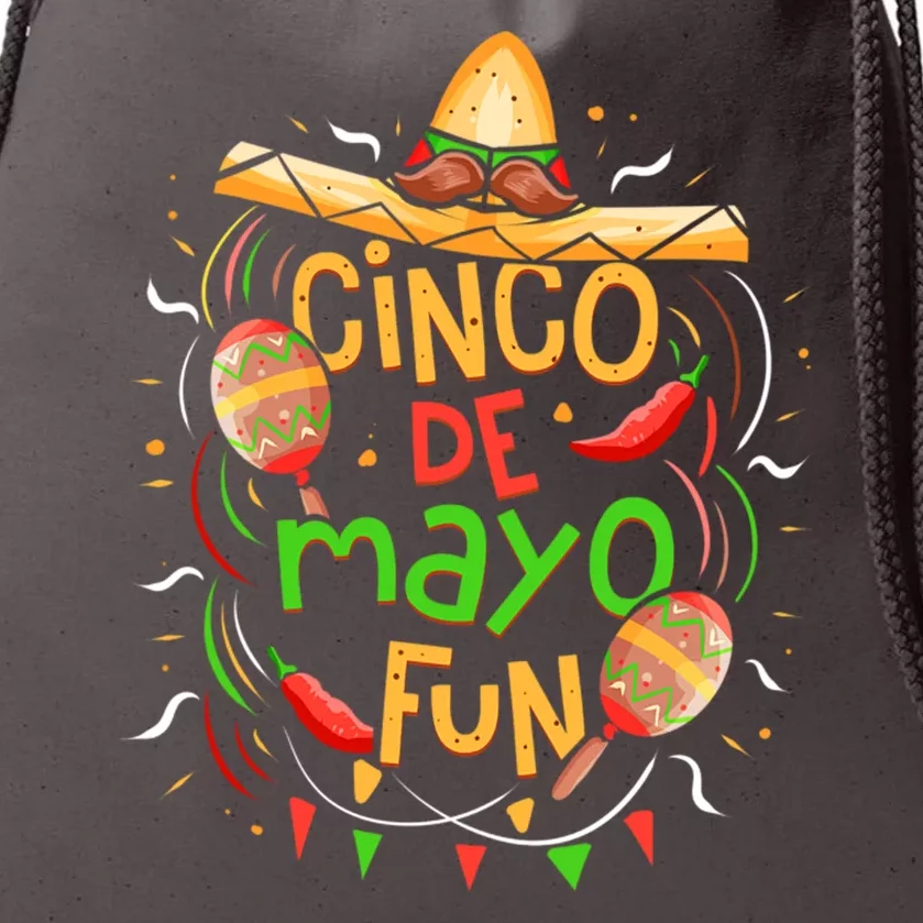 Cinco De Mayo Fun Celebration Drawstring Bag