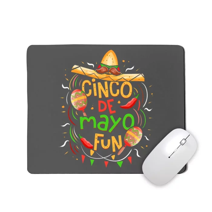 Cinco De Mayo Fun Celebration Mousepad