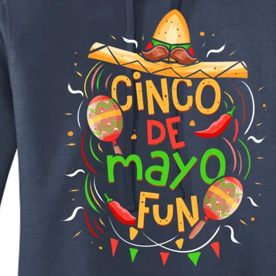 Cinco De Mayo Fun Celebration Women's Pullover Hoodie