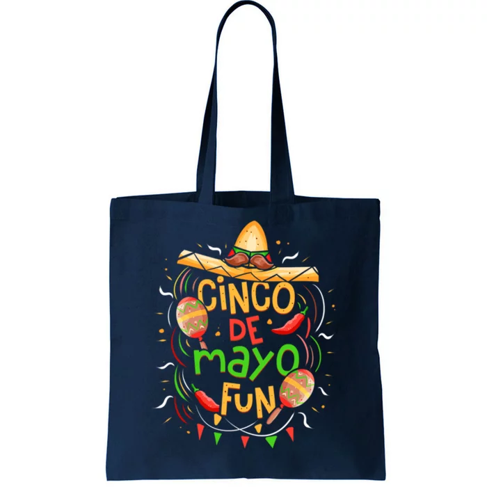 Cinco De Mayo Fun Celebration Tote Bag