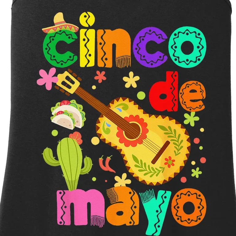 Cinco De Mayo Mexican Fiesta 5 De Mayo Ladies Essential Tank