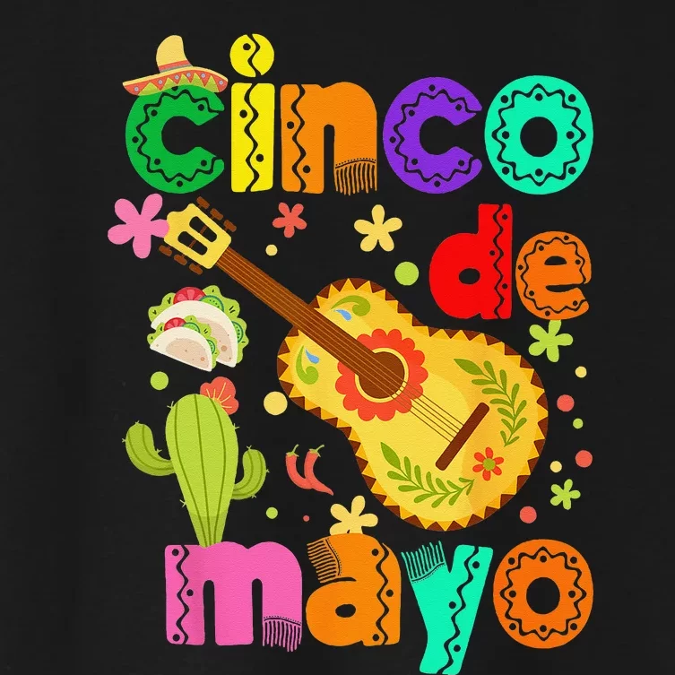 Cinco De Mayo Mexican Fiesta 5 De Mayo Women's Crop Top Tee