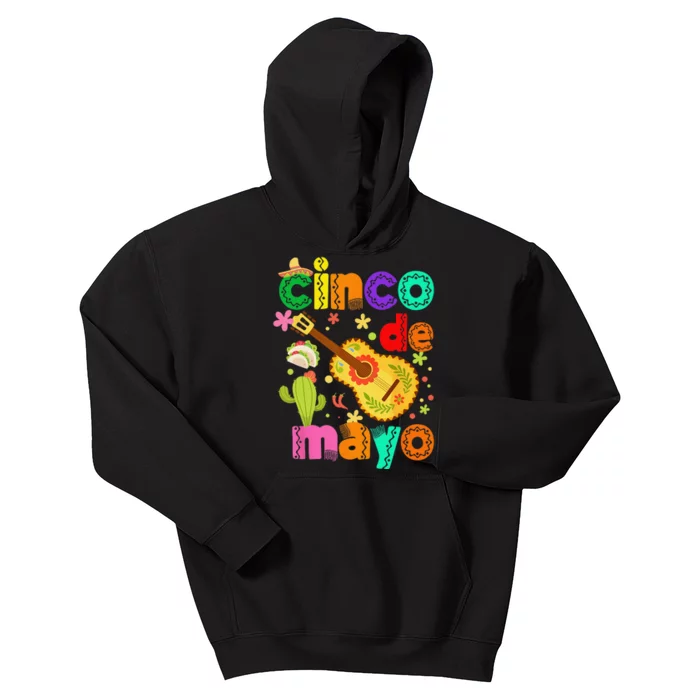 Cinco De Mayo Mexican Fiesta 5 De Mayo Kids Hoodie