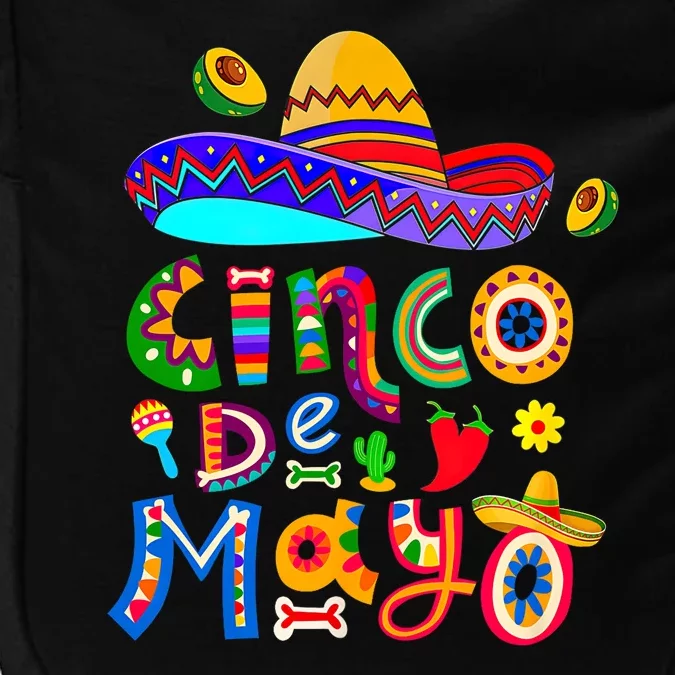 Cinco De Mayo Mexican Fiesta 5 De Mayo Impact Tech Backpack