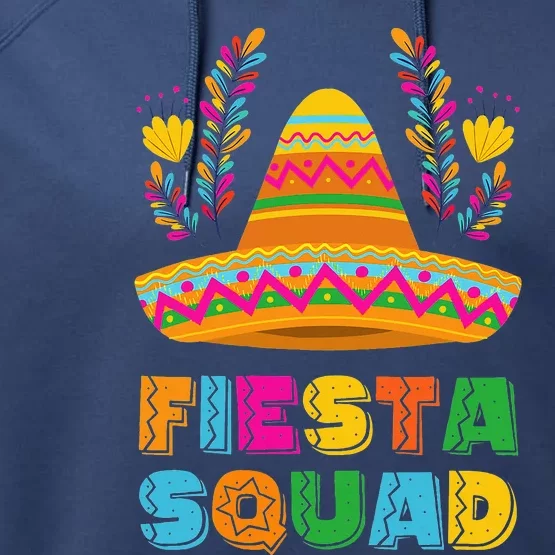 Cinco de Mayo Fiesta Squad Family Matching Group Performance Fleece Hoodie