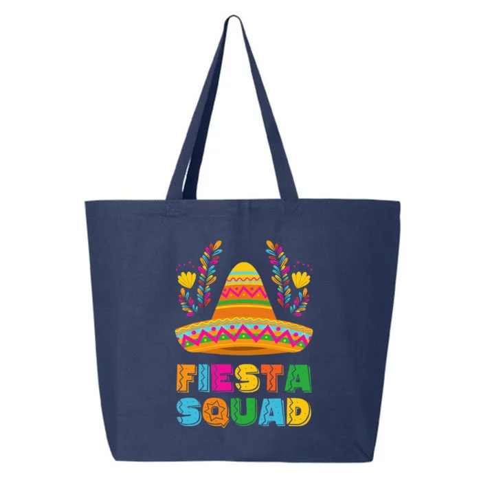 Cinco de Mayo Fiesta Squad Family Matching Group 25L Jumbo Tote