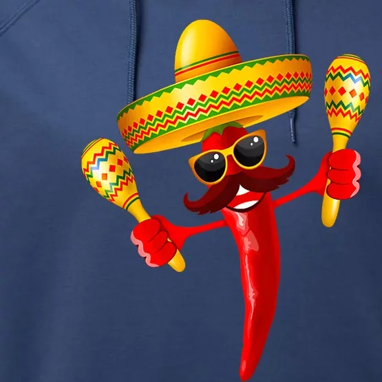 Cinco De Mayo Lets Fiesta Squad 5 De Mayo Mexican Fiesta Performance Fleece Hoodie