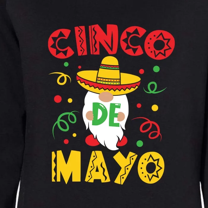 Cinco De Mayo Gnome Tacos Mexican Gift Men Women Kids Womens California Wash Sweatshirt