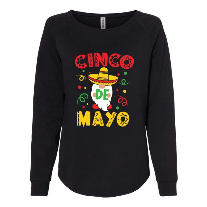 Cinco De Mayo Gnome Tacos Mexican Gift Men Women Kids Womens California Wash Sweatshirt