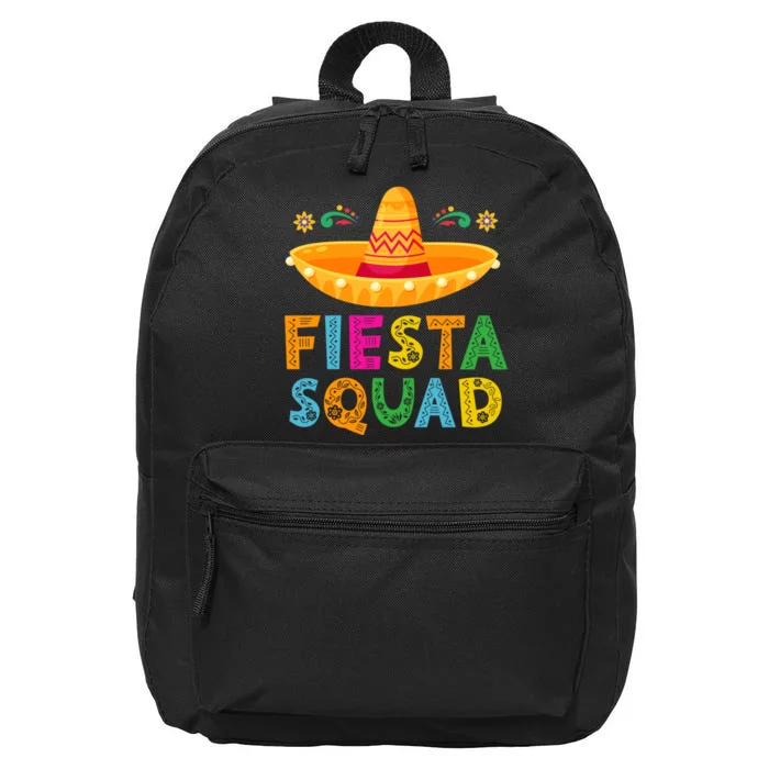 Cinco De Mayo Fiesta Squad Mexican Party Cinco De Mayo Party 16 in Basic Backpack