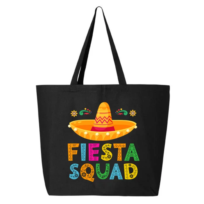 Cinco De Mayo Fiesta Squad Mexican Party Cinco De Mayo Party 25L Jumbo Tote